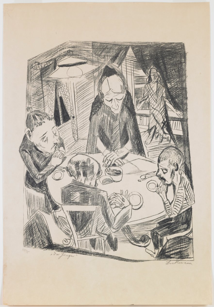 5. tábla: Éhség alkotó: Max Beckmann