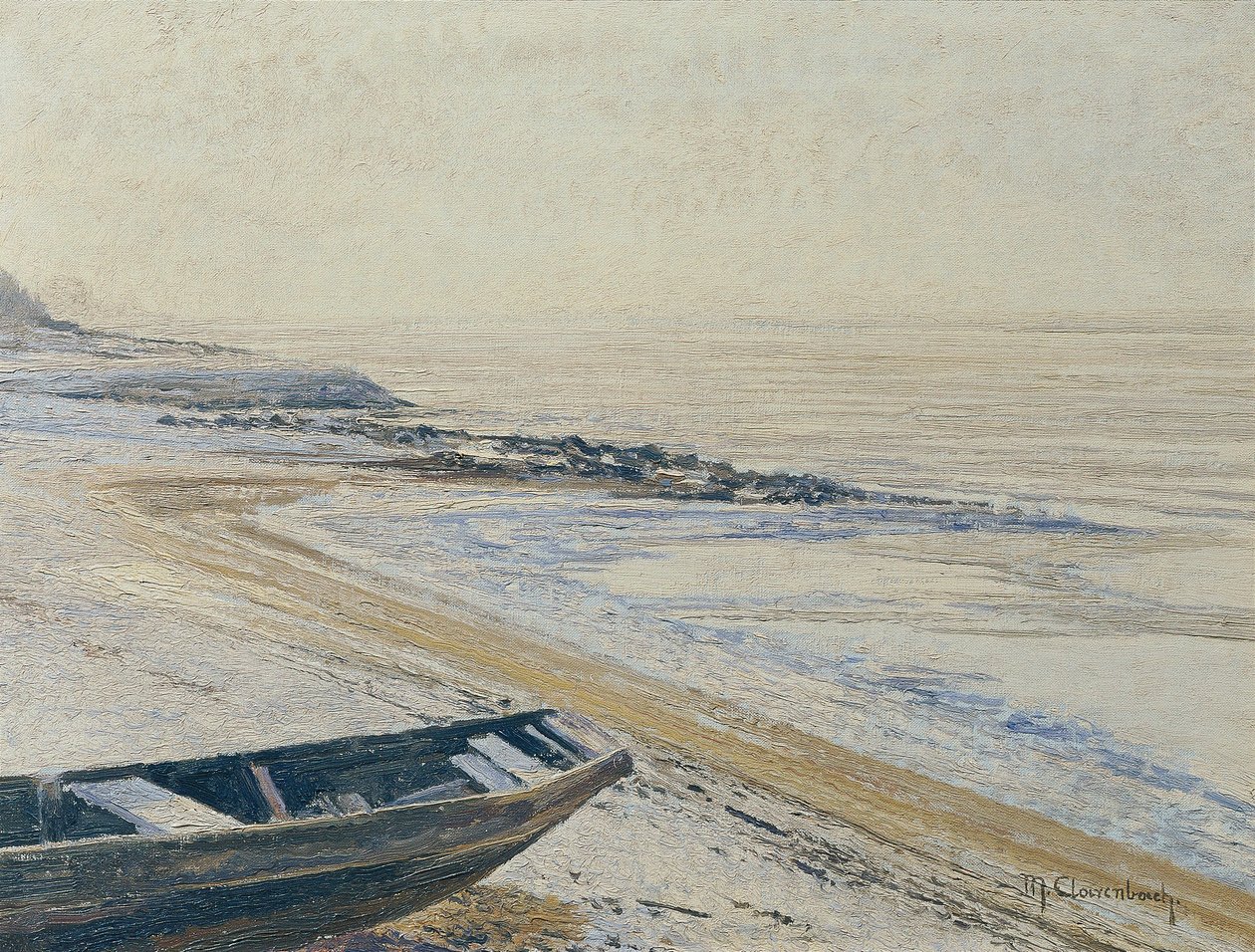 Alsó-Rajna - sodródó jég alkotó: Max Clarenbach