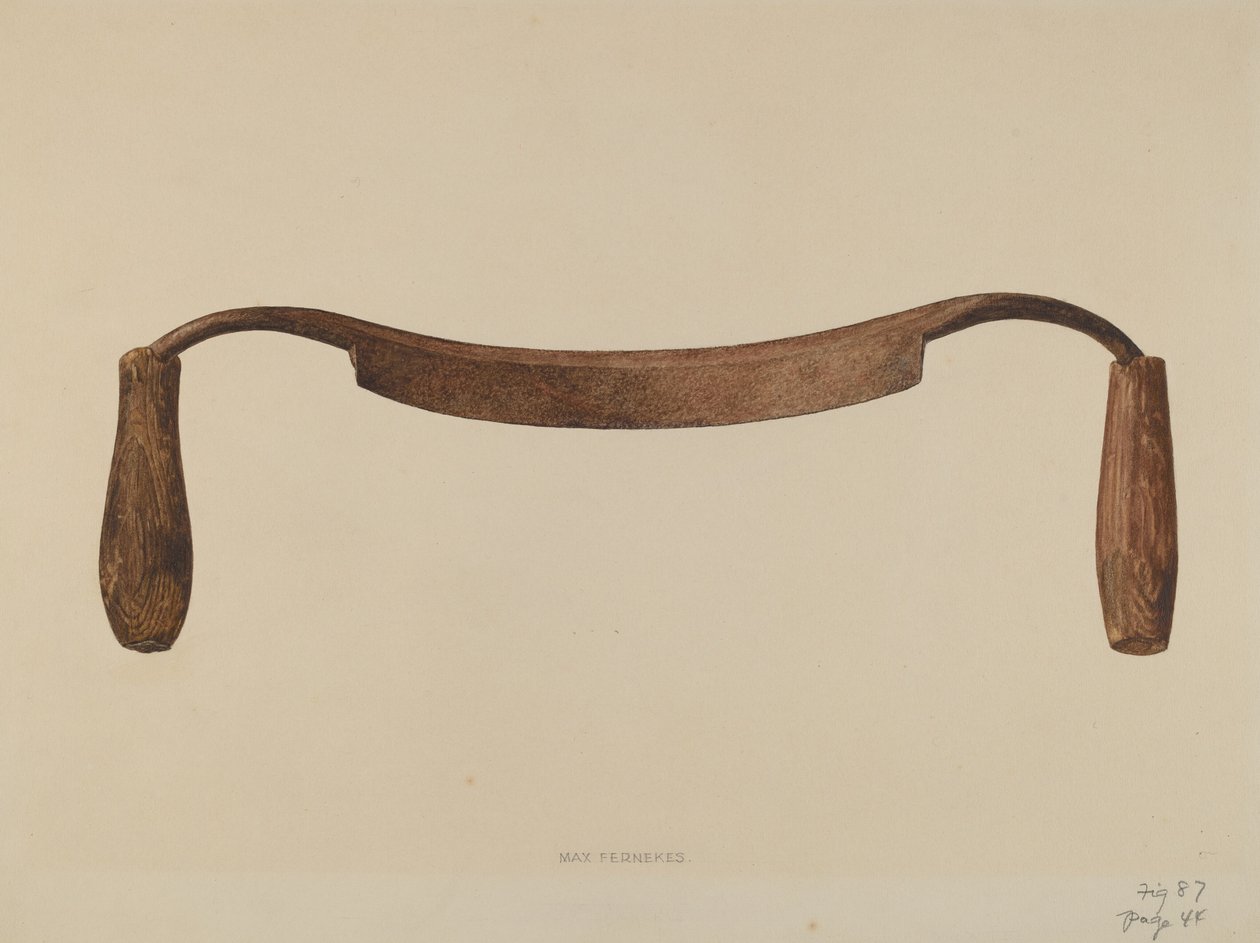 Vonókés, c. 1938. alkotó: Max Fernekes