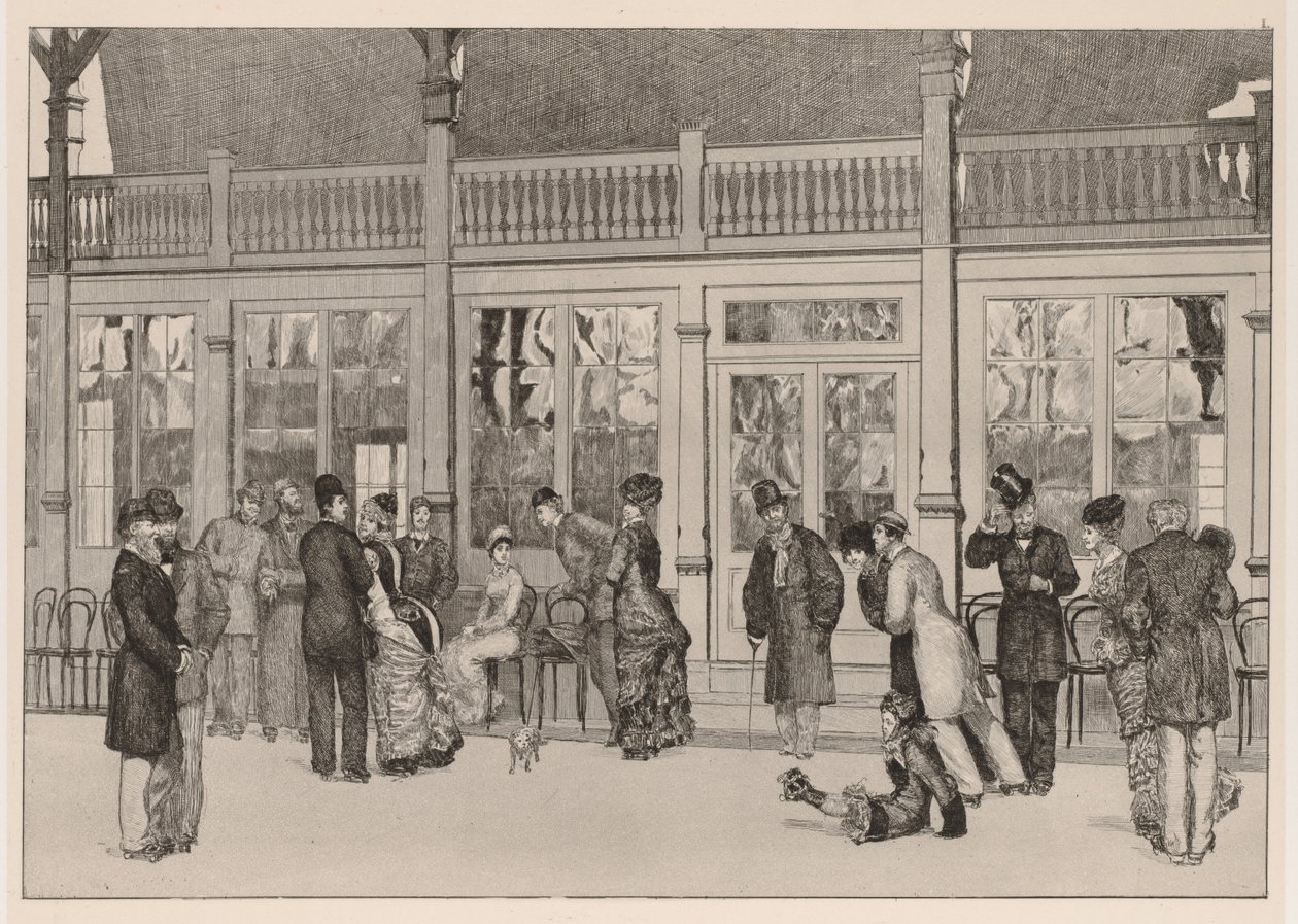Egy kesztyű: The Locale, 1880. alkotó: Max Klinger