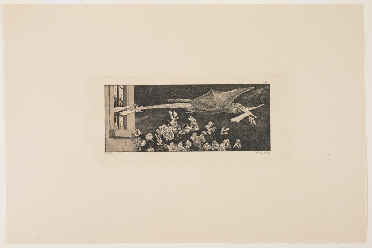 Elrablás, 1881 alkotó: Max Klinger