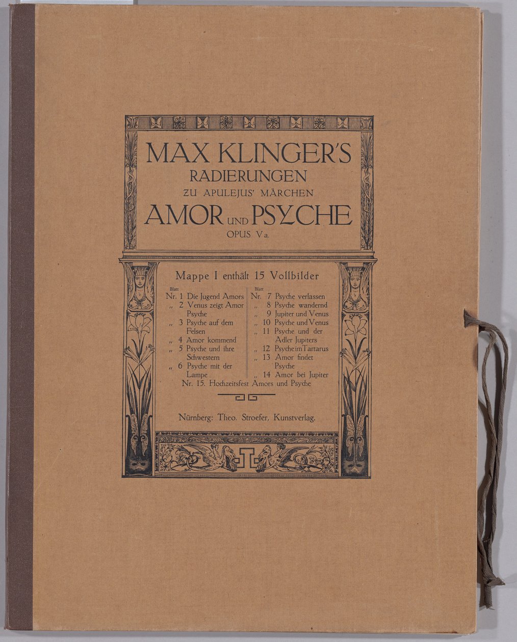 Ámor és psziché [Opus Va] alkotó: Max Klinger
