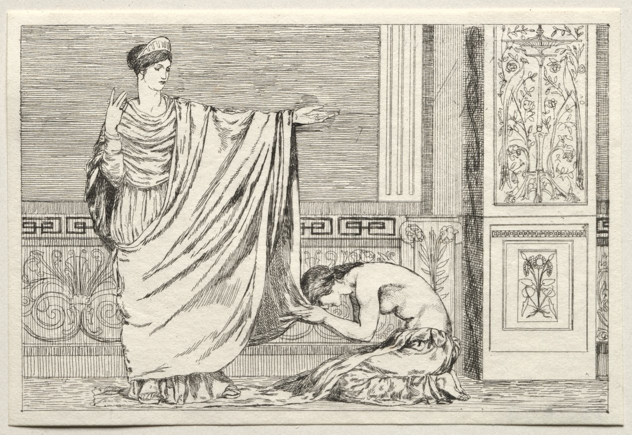 Ámor és psziché: Psyche és Juno alkotó: Max Klinger