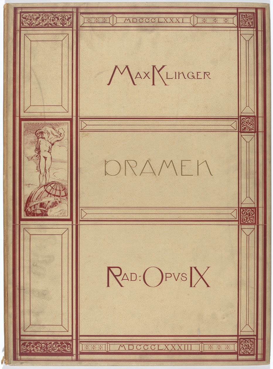 Drámák: VI motívumok X lapon. Rézkarcok Opus IX alkotó: Max Klinger