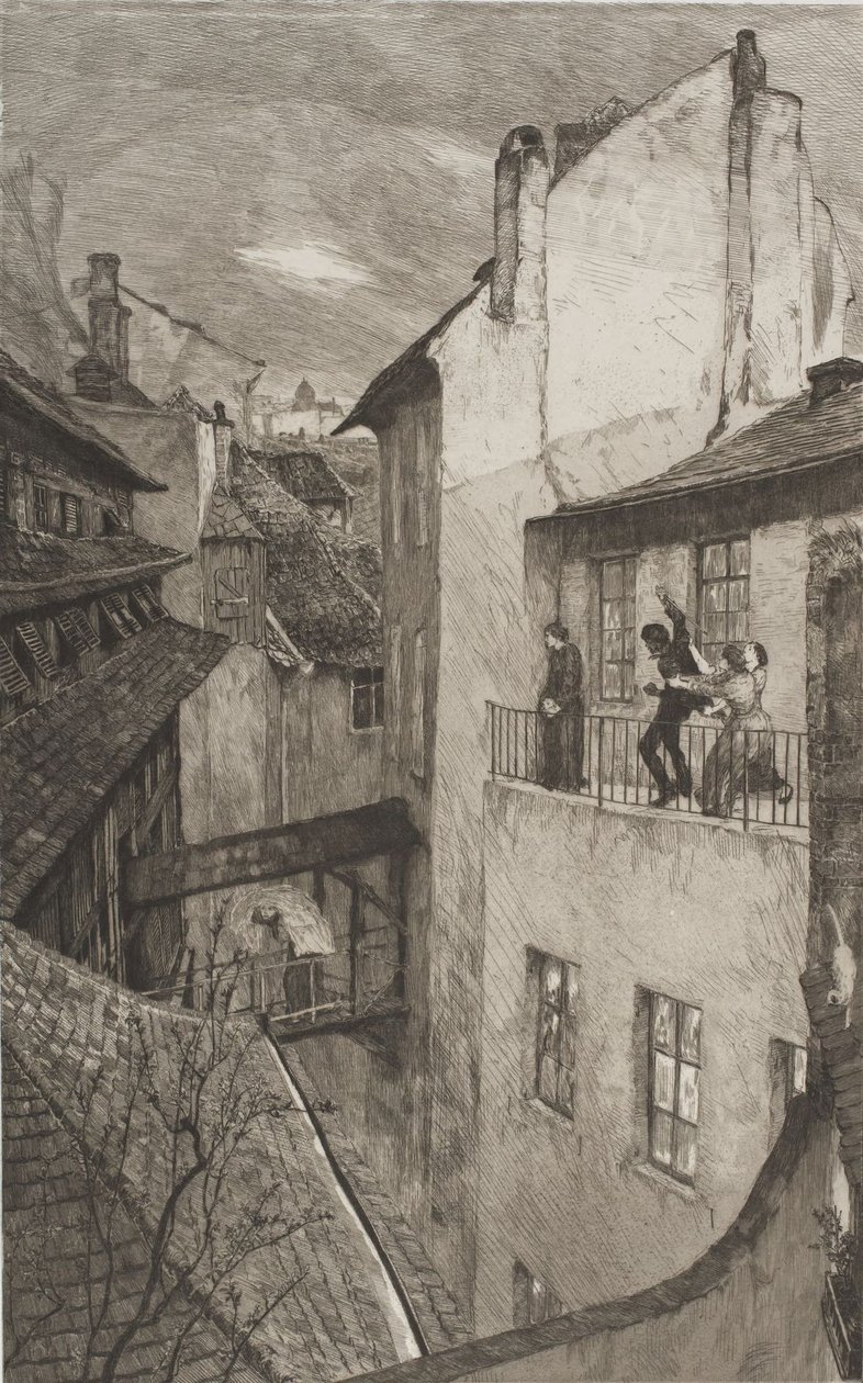 Egy anya (A Mother) I, a Dramen Opus IX (Dráma) című műből alkotó: Max Klinger