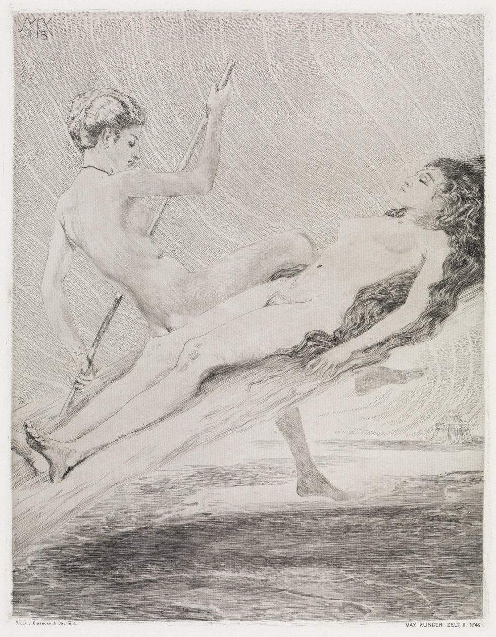 Vég (Sátor, XIV. mű, 2. rész, 46. sz.) alkotó: Max Klinger