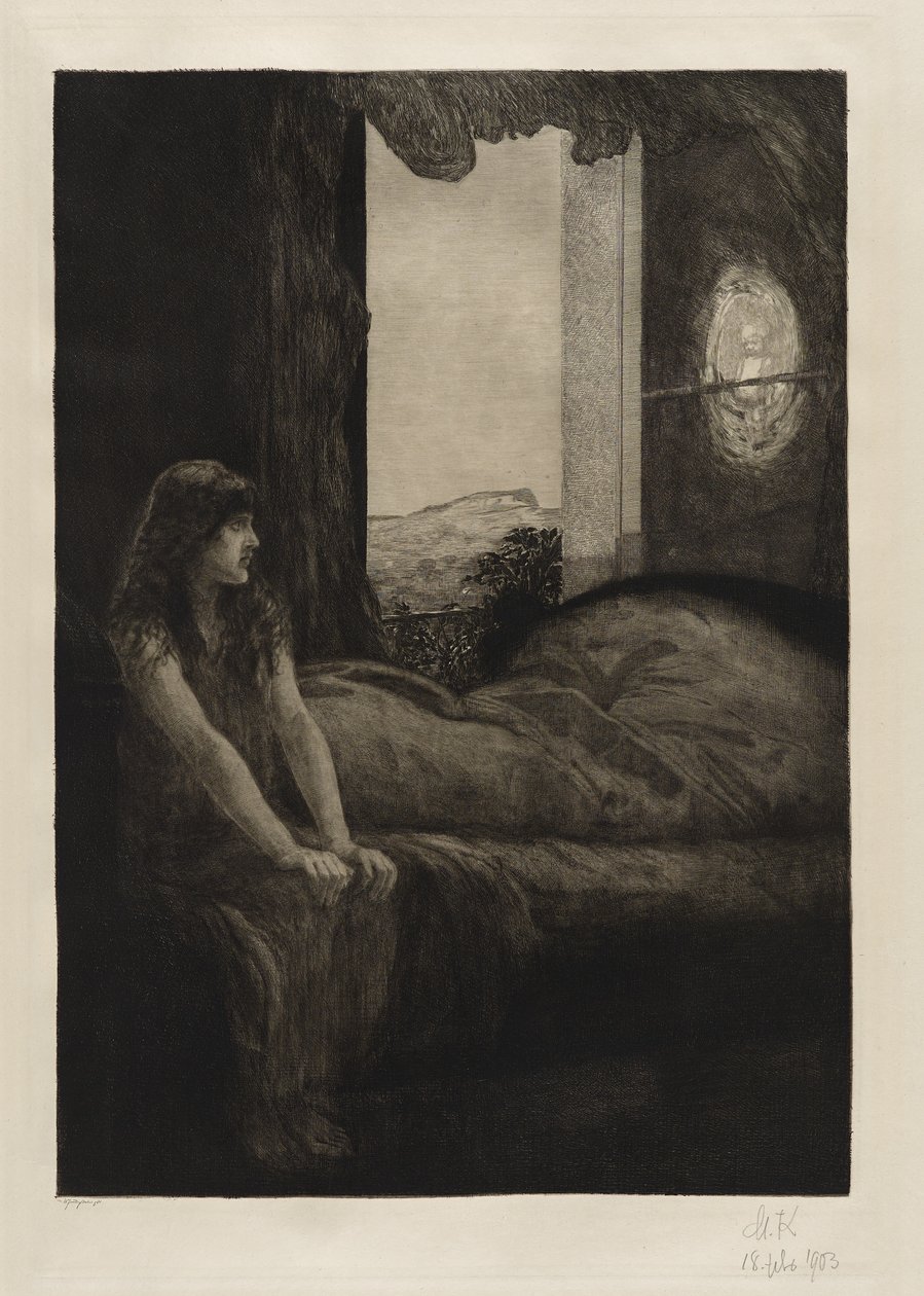 Ébredés alkotó: Max Klinger