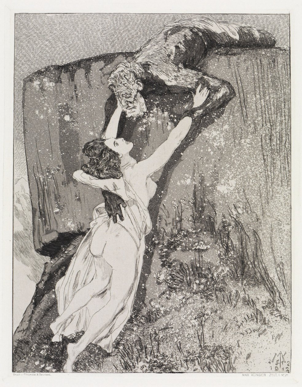 Fugue (Sátor, XIV. mű, 1. rész, 21. sz.) alkotó: Max Klinger