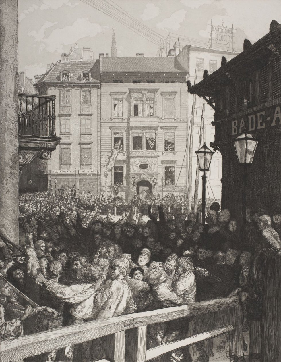 Márciusi napok I, a Drámák IX. opusból alkotó: Max Klinger