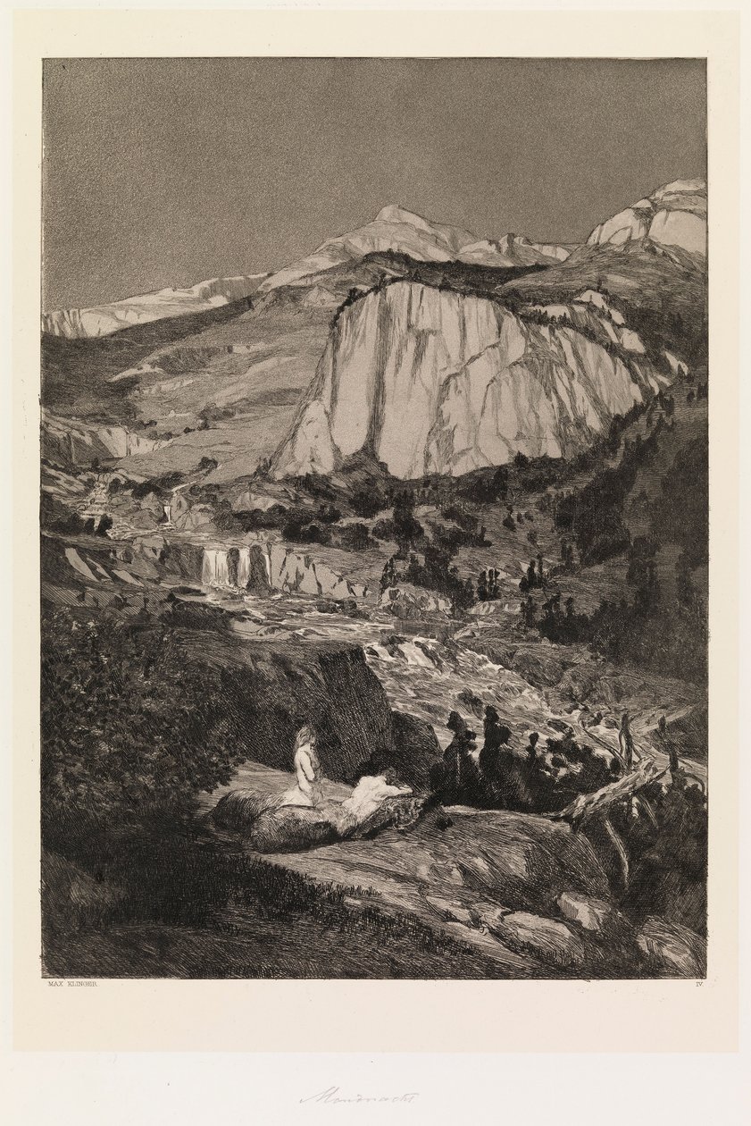 Holdfényes éjszaka alkotó: Max Klinger