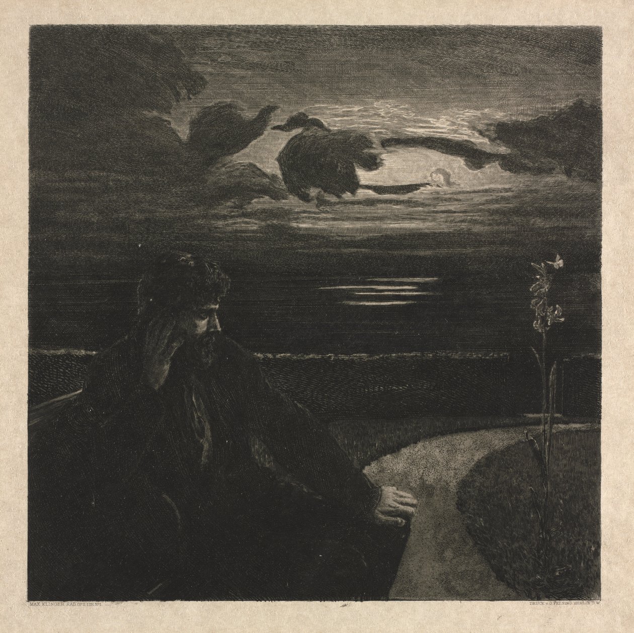 Éjszaka, A halálról, I. rész, Opus XI alkotó: Max Klinger