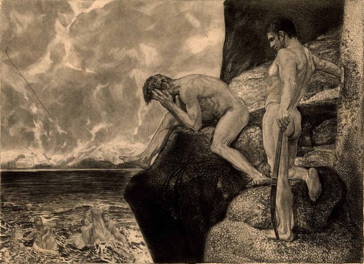 Opus XII, Brahms fantázia, 1894. alkotó: Max Klinger