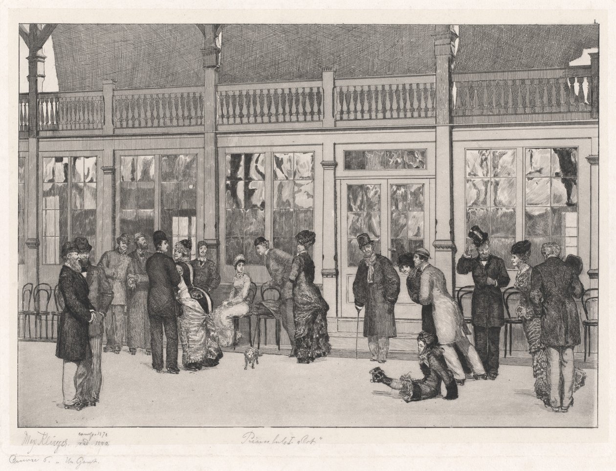 Place Ort, 1880. alkotó: Max Klinger