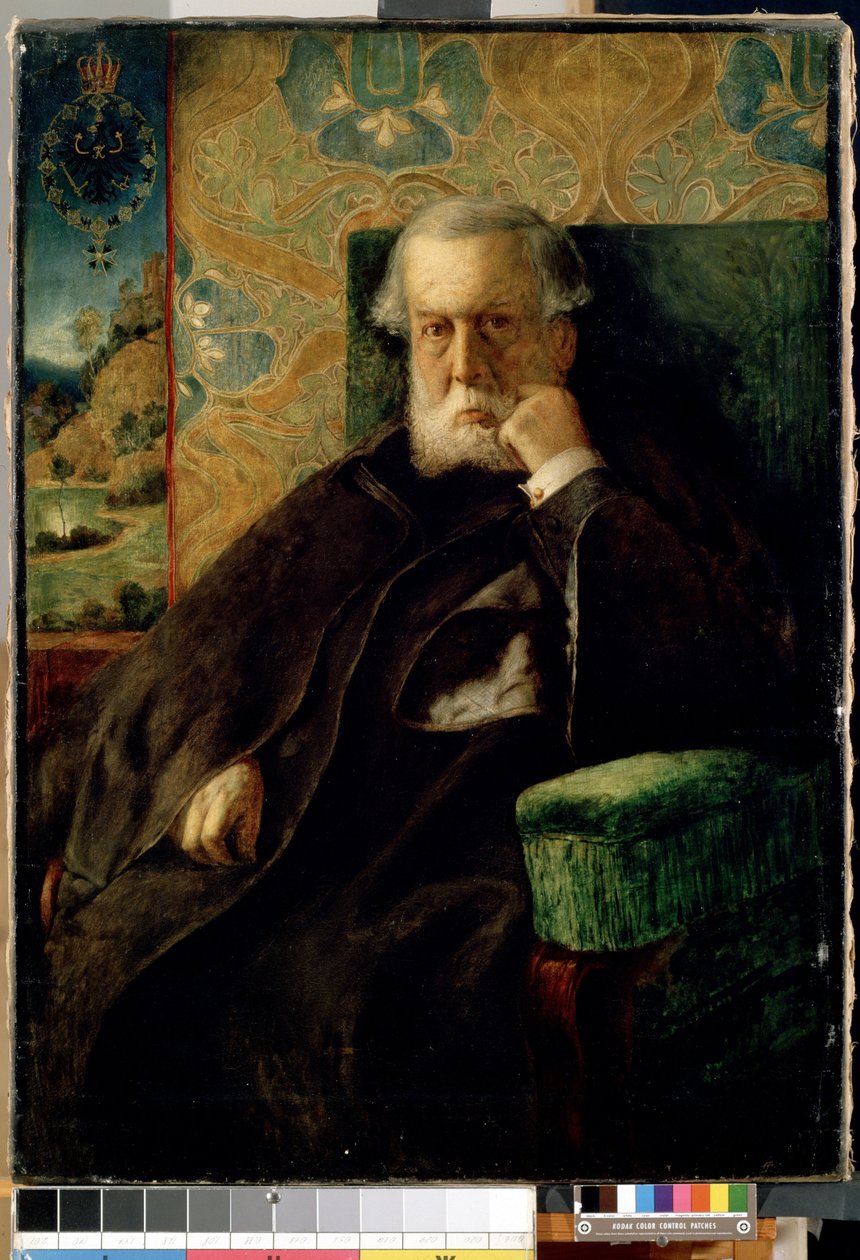 ""Meyer doktor portréja"" Max Klinger (1857-1920) festménye, mérete 111,3x80,2 cm Mikalojus Konstantinas Ciurlionis Szépművészeti Múzeum, Kaunas, Litvánia alkotó: Max Klinger