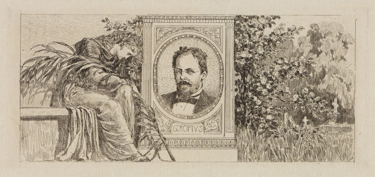 Gropius professzor alkotó: Max Klinger