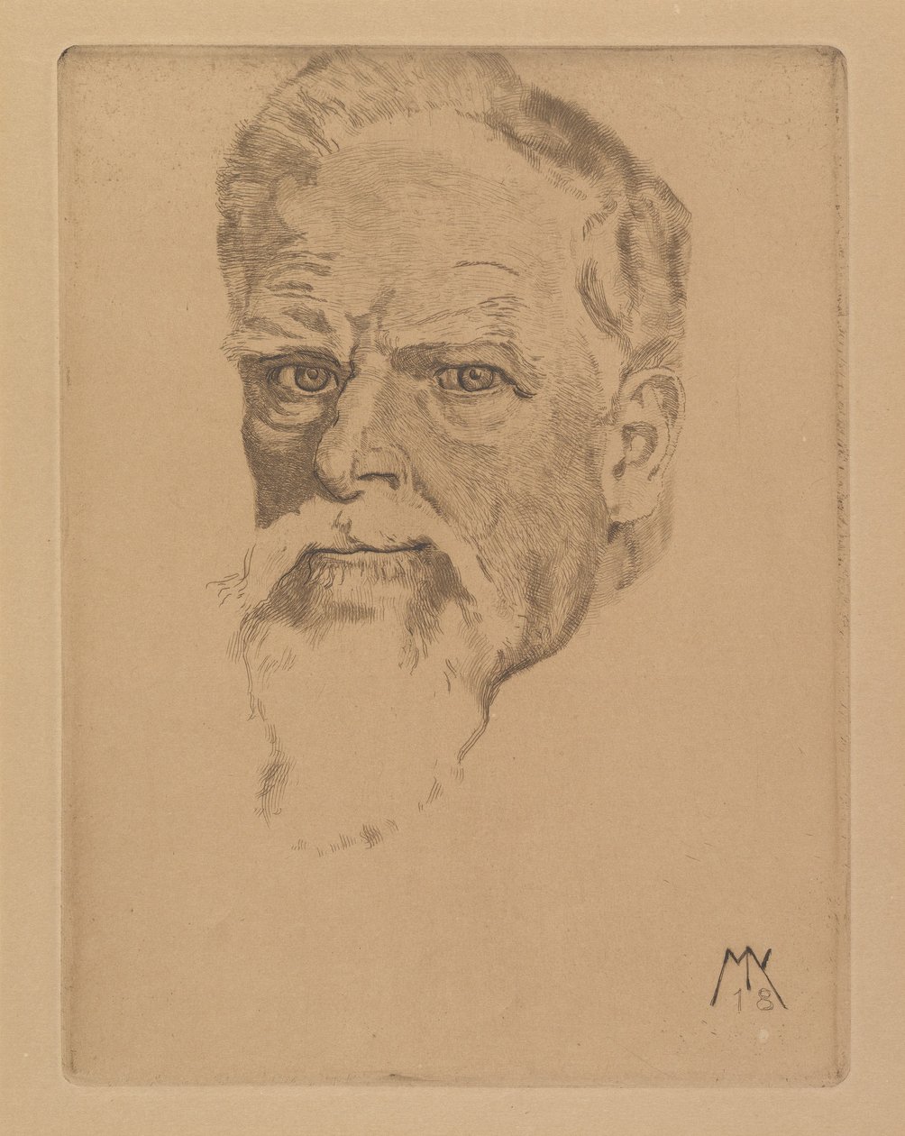 Önarckép alkotó: Max Klinger