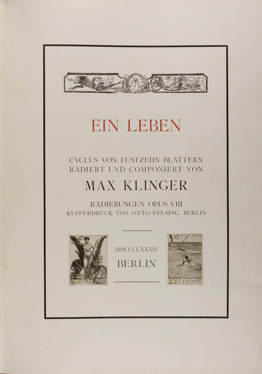 Címlap: Egy élet alkotó: Max Klinger