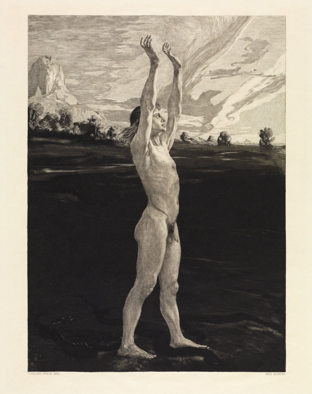 És mégis! (A halálról, második rész, XI. opus, 8. lap) alkotó: Max Klinger