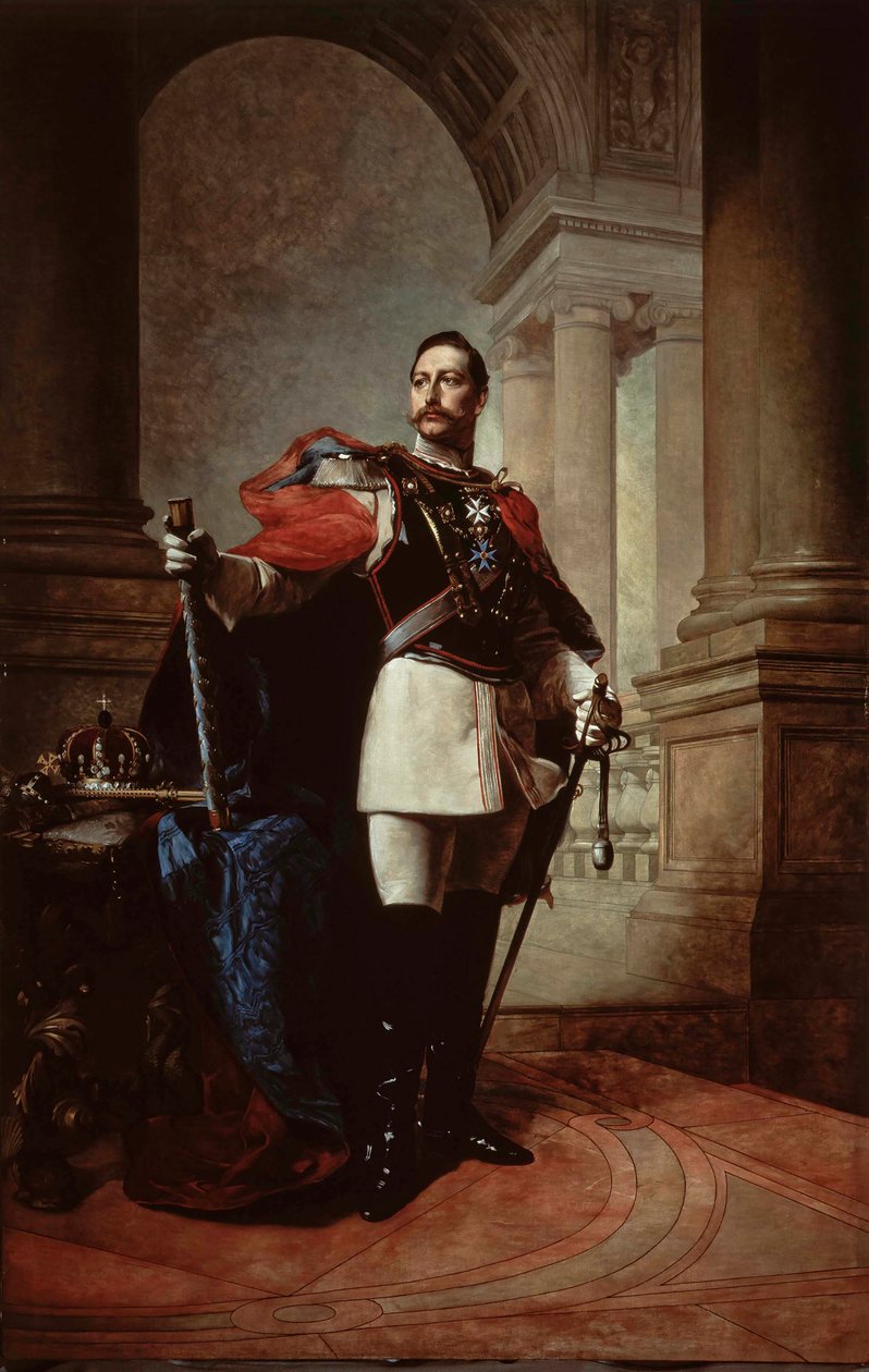 II. Vilmos német császár 1859-1941, porosz király portréja, 1904. alkotó: Max Koner