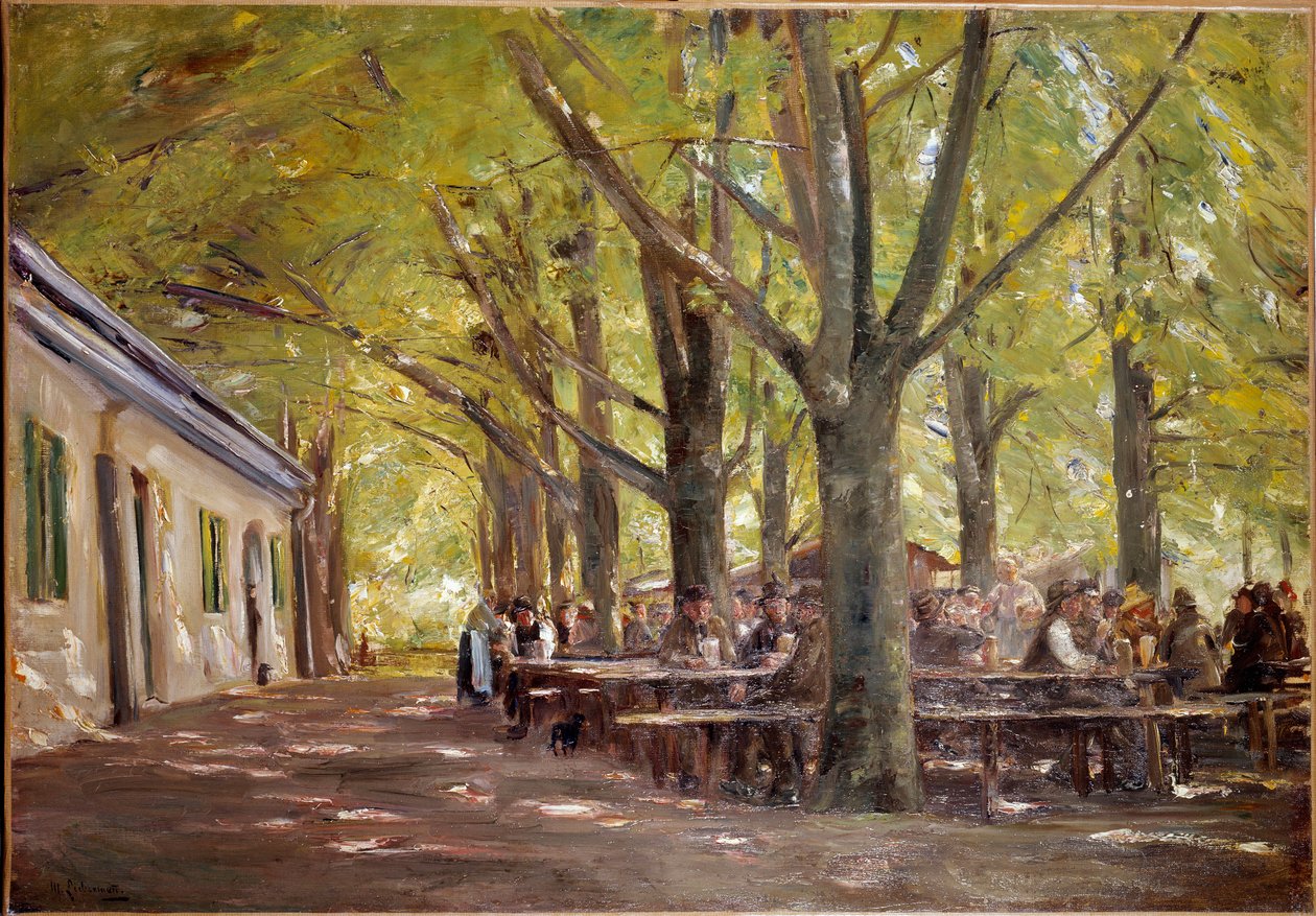 Vidéki sörfőzde Branneburgban, Baviere-ben 1893-ban Max Liebermann (1847-1935) festménye 1893 V. 0,7x1 m Párizs, Musee d