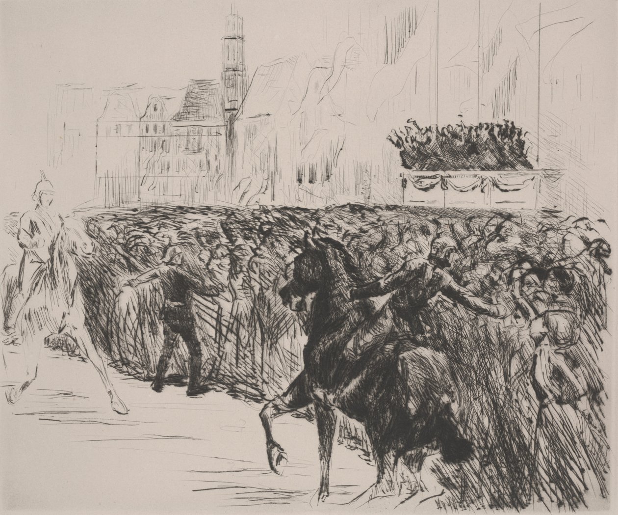 Holland királynő érkezése, 1913 alkotó: Max Liebermann