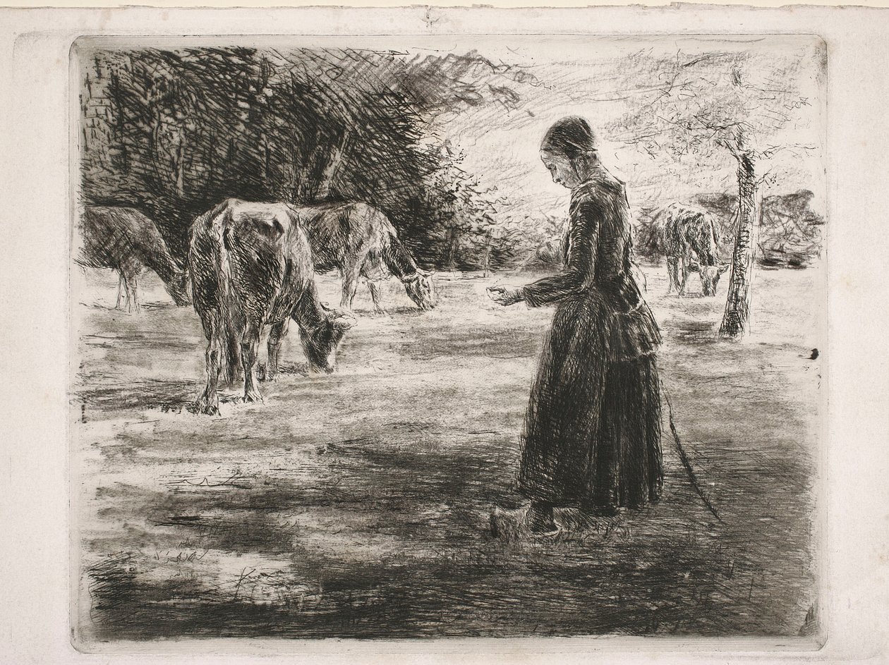 A legelőn (Delden közelében, Hollandiában) alkotó: Max Liebermann