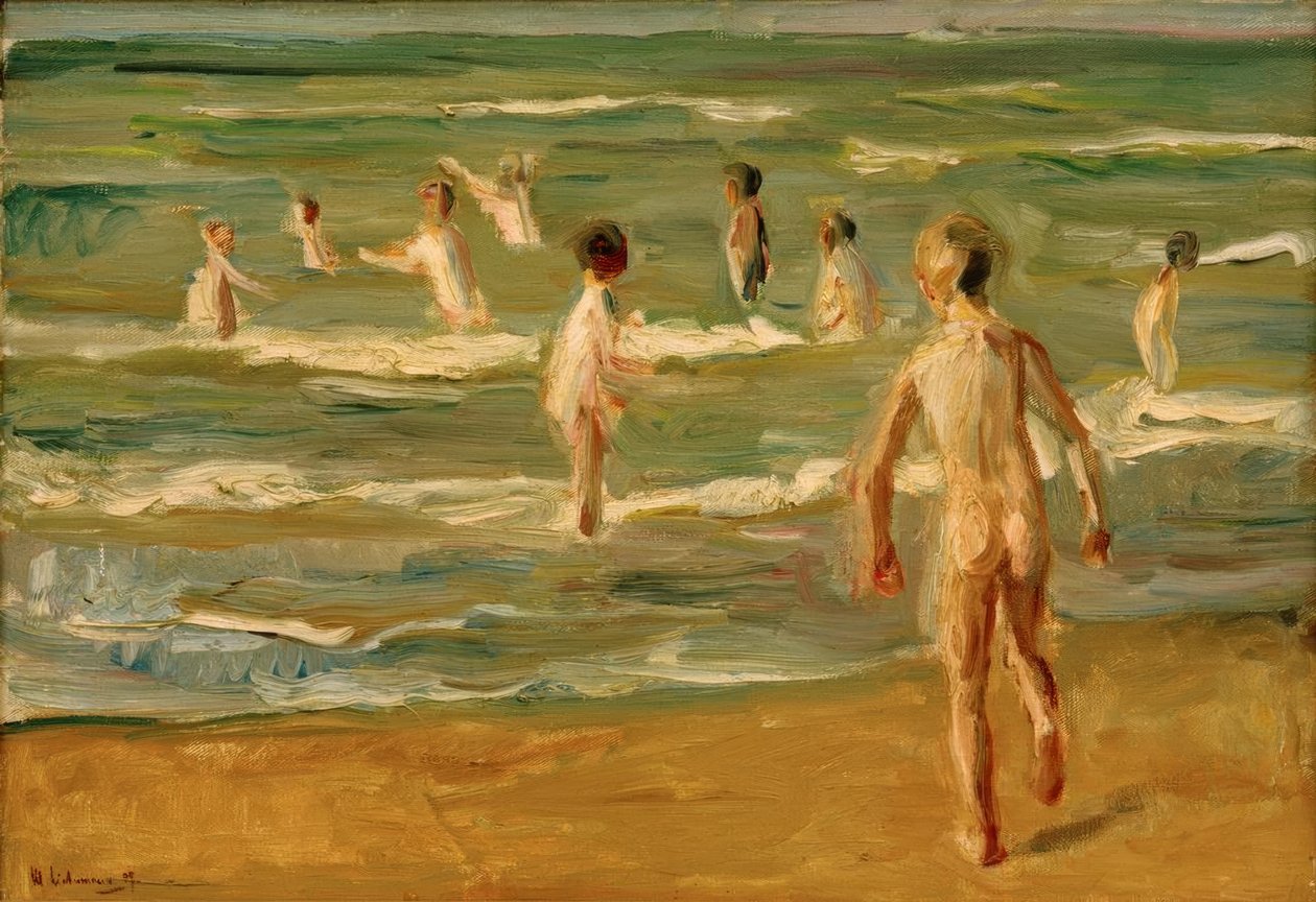 Fürdő fiú alkotó: Max Liebermann