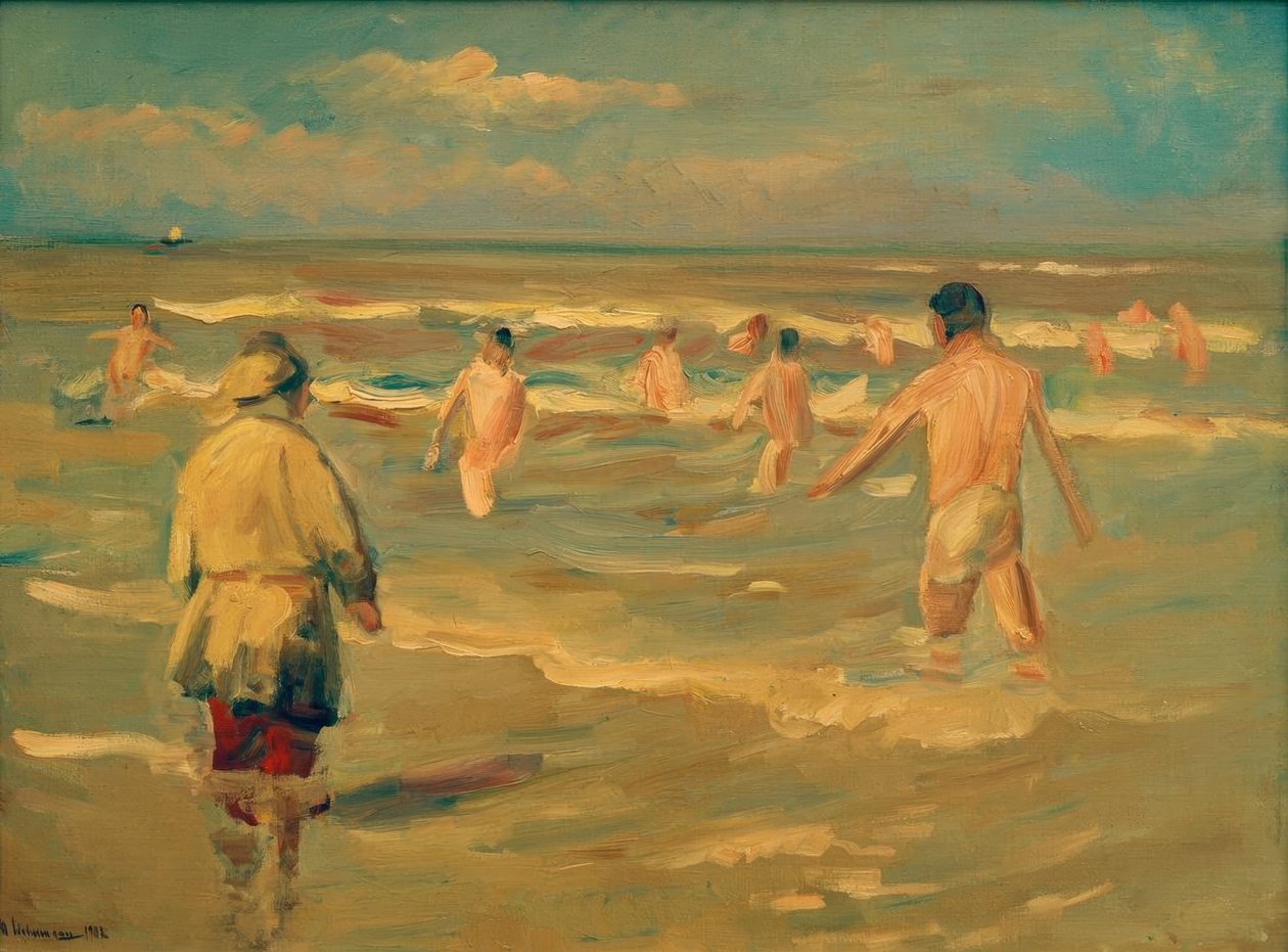 Fürdőző fiúk alkotó: Max Liebermann