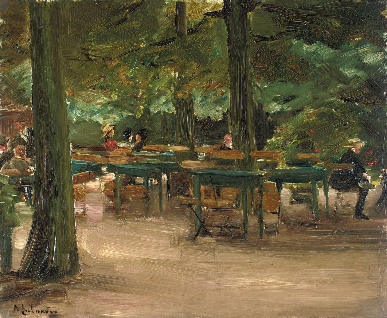 Sörkert, 1905 alkotó: Max Liebermann