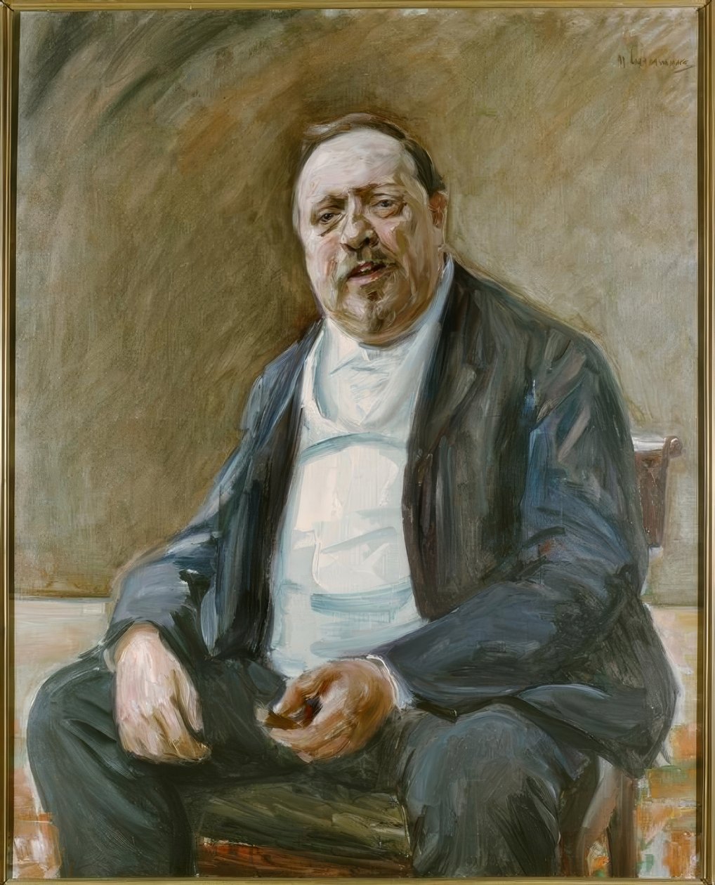 Alfred von Berger portréja alkotó: Max Liebermann