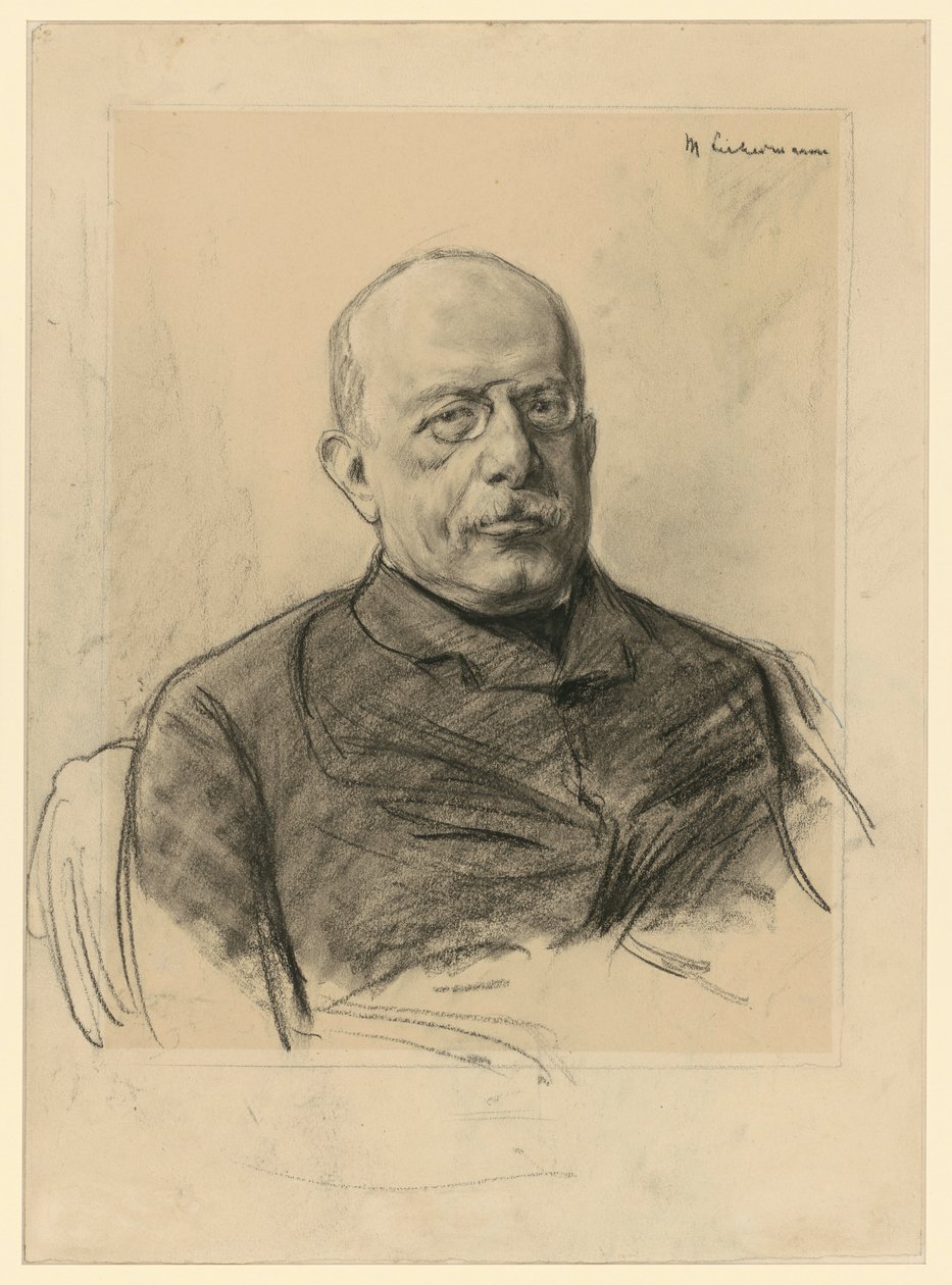 Friedrich Lippmann portréja alkotó: Max Liebermann
