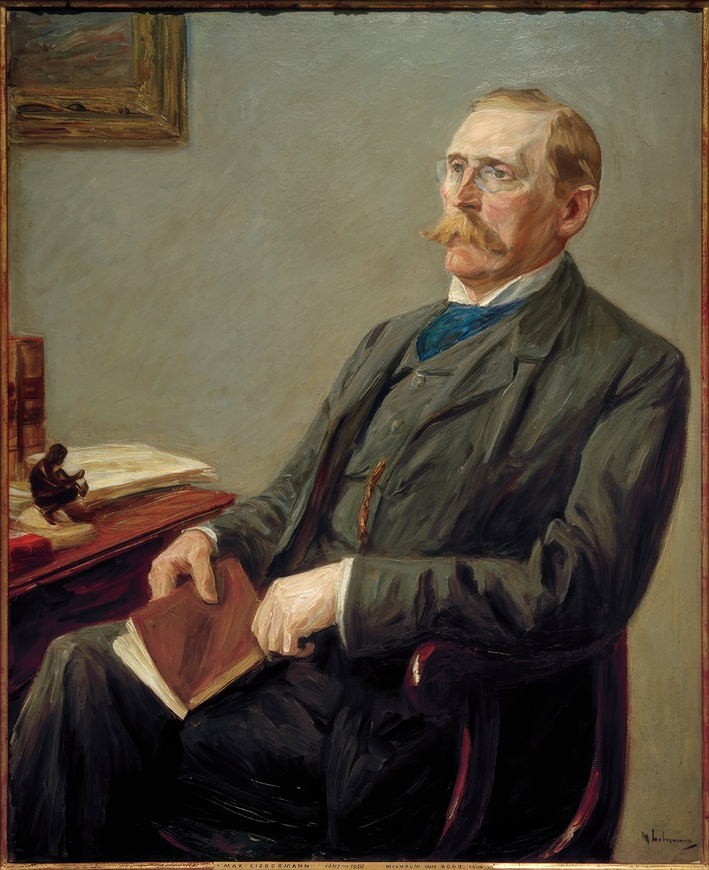 Főigazgató portréja, dr. Wilhelm Bode alkotó: Max Liebermann