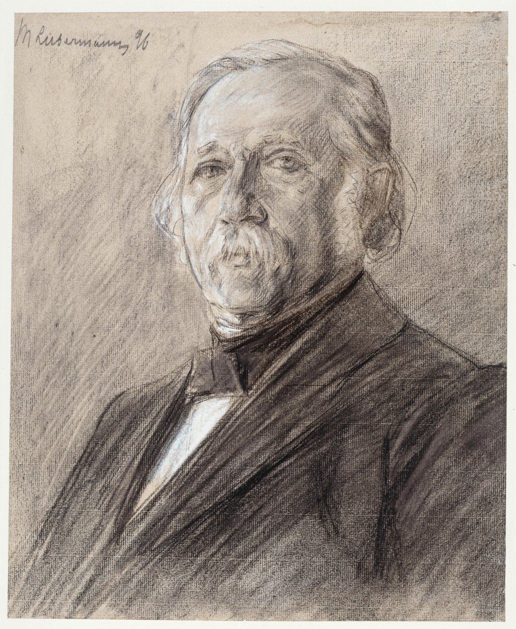 Theodor Fontane portréja alkotó: Max Liebermann