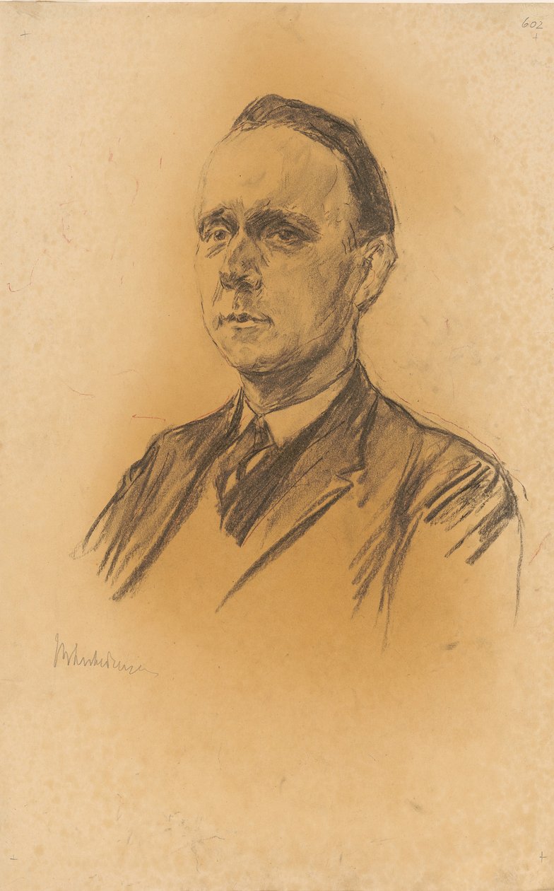 Werner Jäger professzor portréja alkotó: Max Liebermann