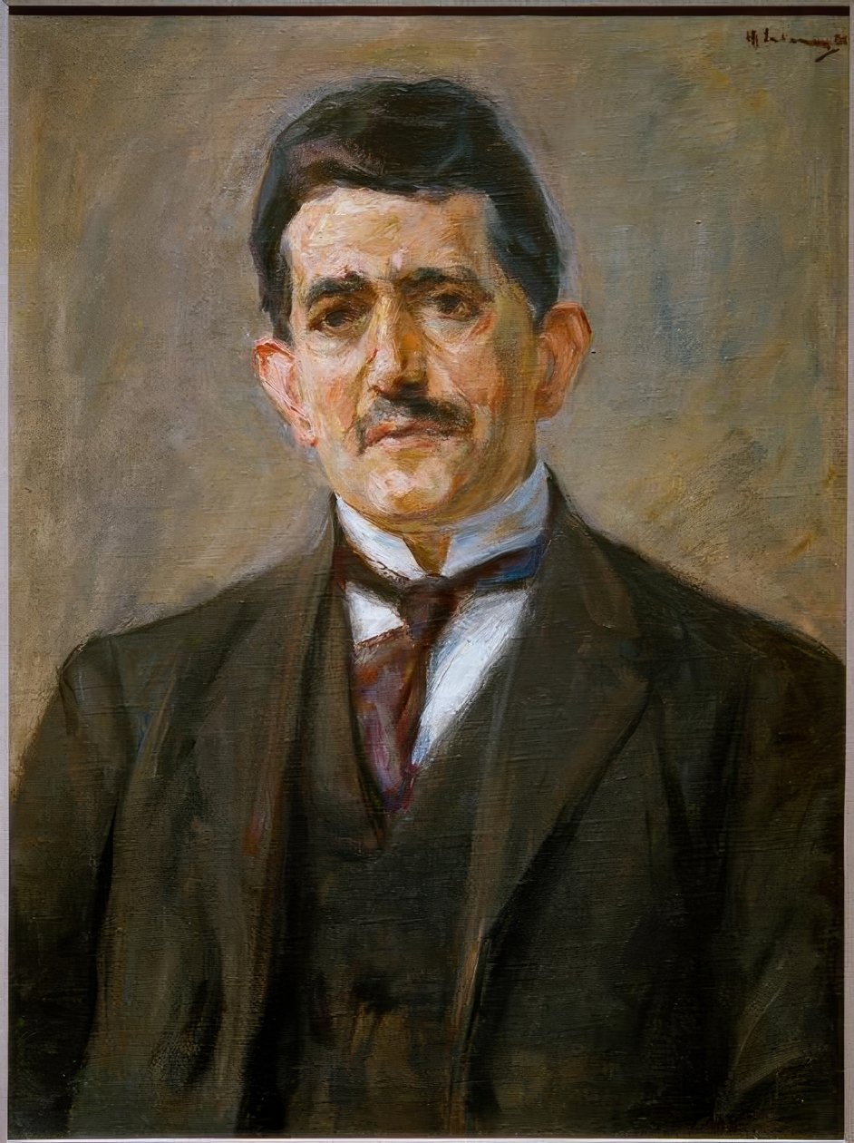 Bruno Cassirer kiadó portréja alkotó: Max Liebermann
