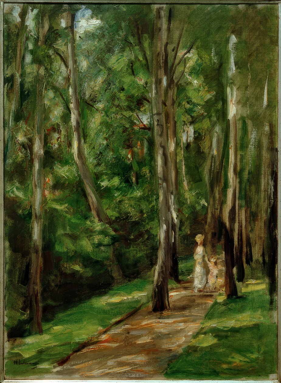 Birkenweg Wannsee-ben nyugatra alkotó: Max Liebermann