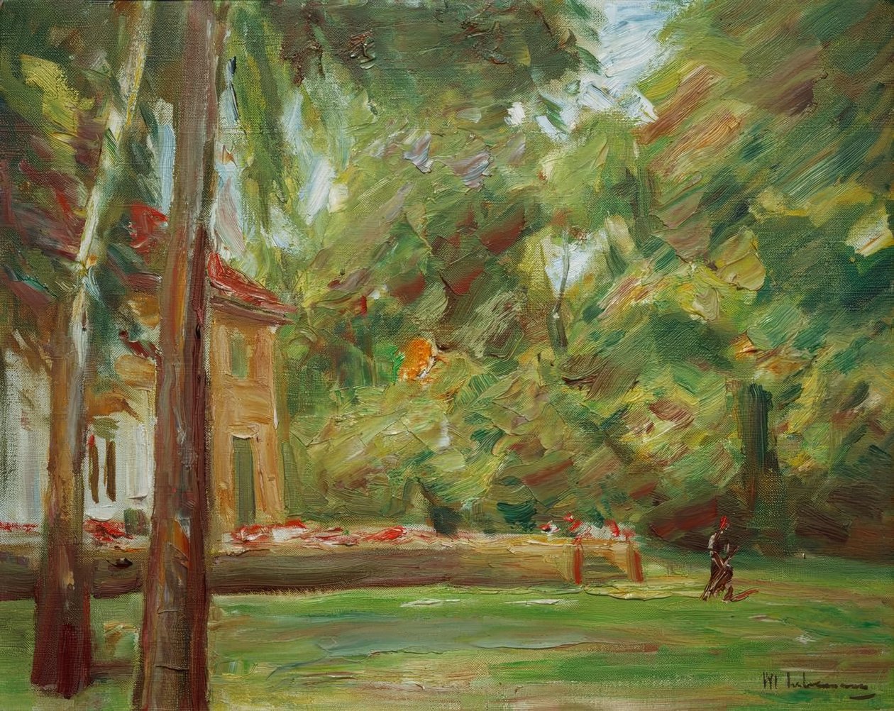 Kilátás a Birkenallee felől északnyugat felé alkotó: Max Liebermann