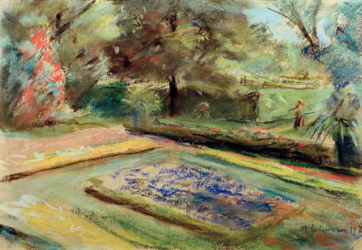 Kilátás a virágos teraszra északkeletre alkotó: Max Liebermann