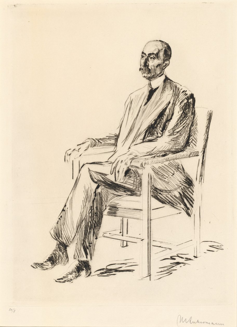 Dr. Burchard polgármester alkotó: Max Liebermann