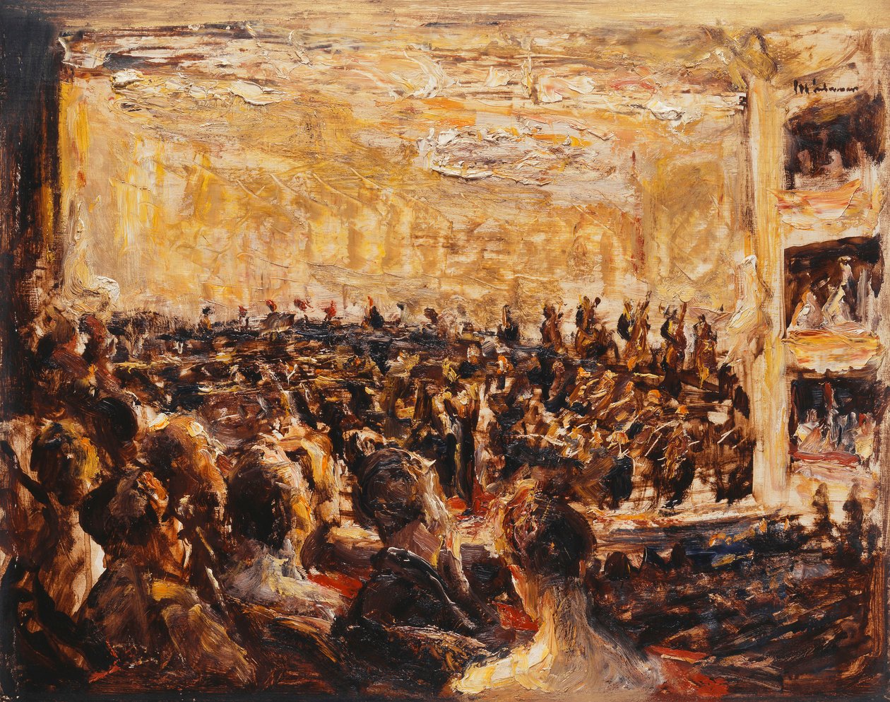 Koncert az Operában; Koncert az Operában, 1923 alkotó: Max Liebermann