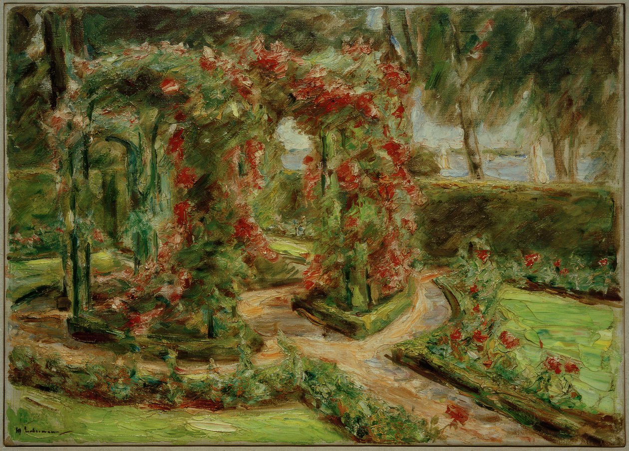 A rózsakert Wannsee-ben alkotó: Max Liebermann