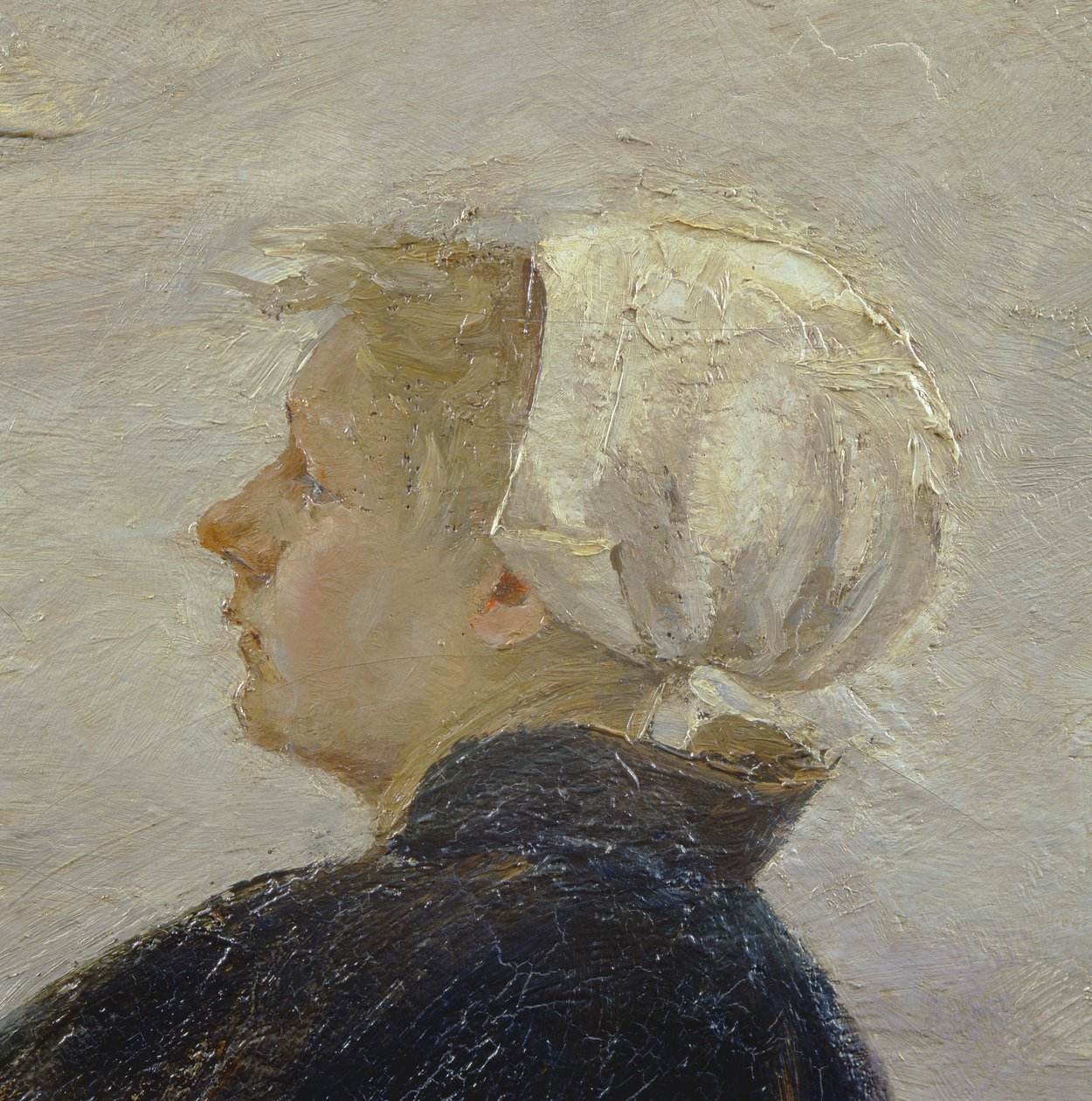 Részlet a hálók javításából, 1889 (lásd: 144756) alkotó: Max Liebermann