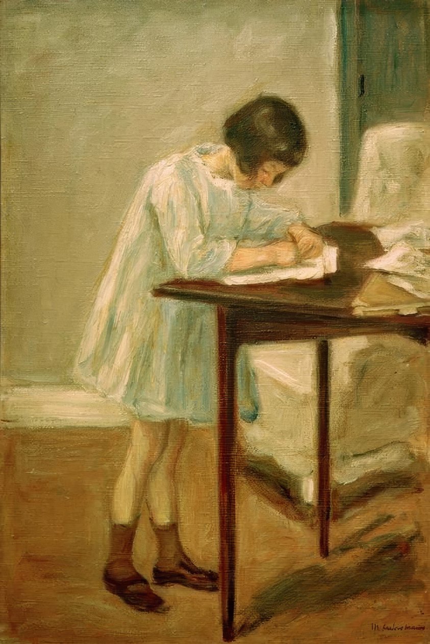 Az unoka írás alkotó: Max Liebermann