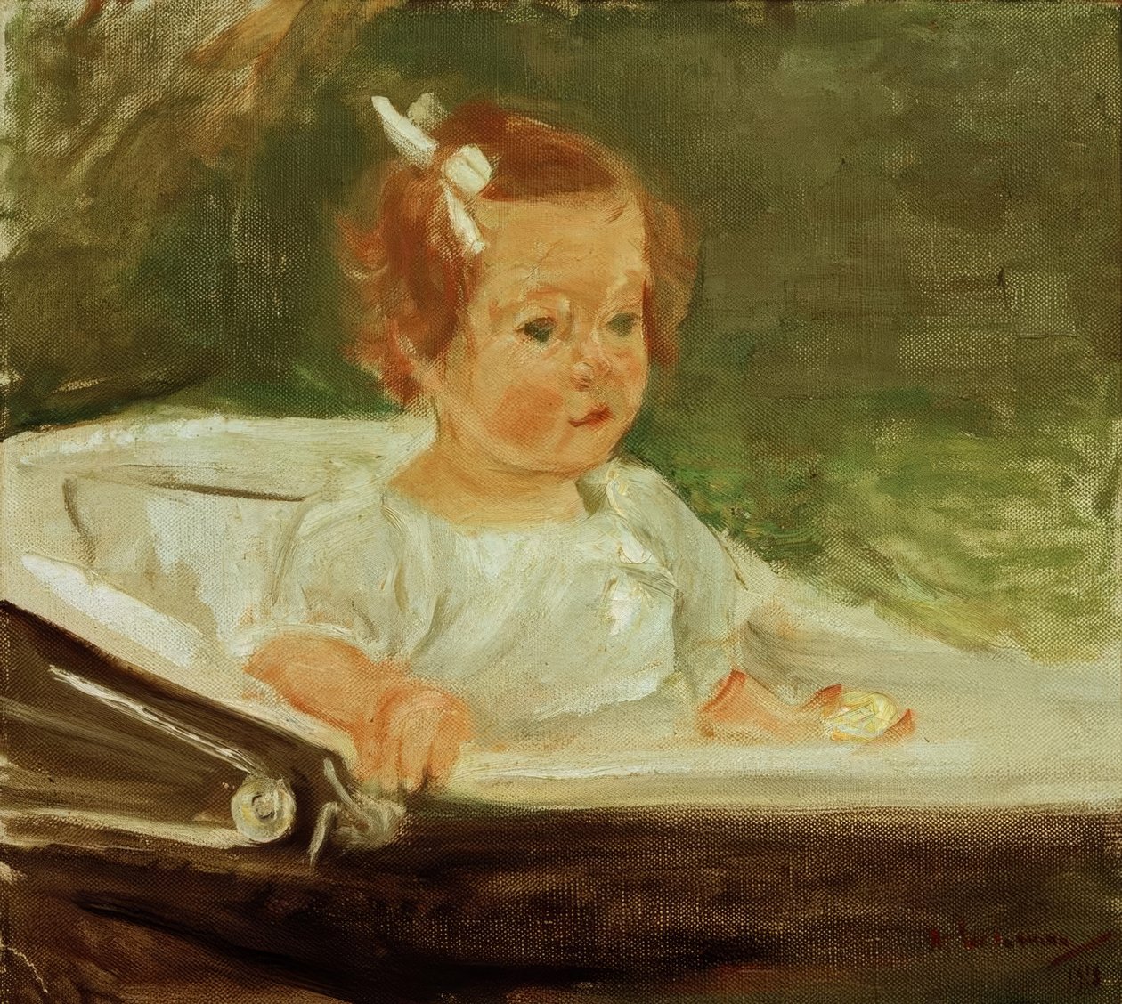 Az unoka a babakocsiban jobbra alkotó: Max Liebermann
