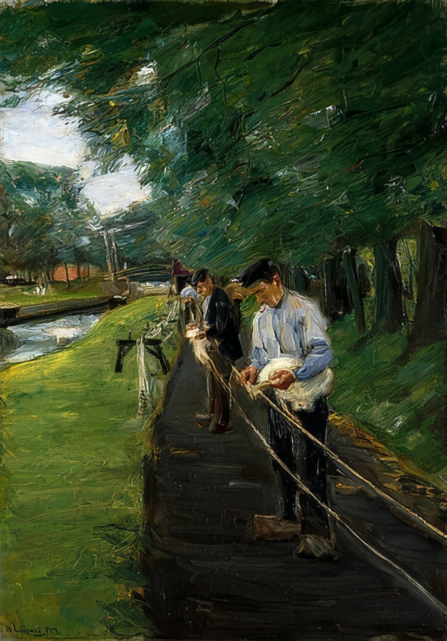 A felvonó Edamban. 1904 alkotó: Max Liebermann