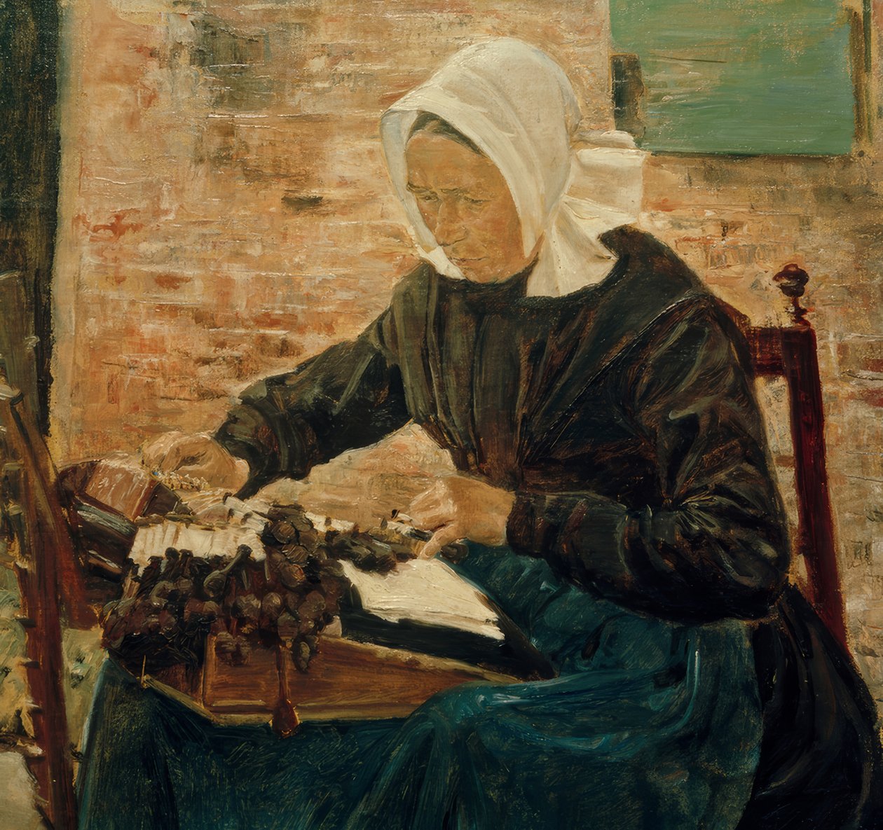 Egy holland csipkekészítő alkotó: Max Liebermann