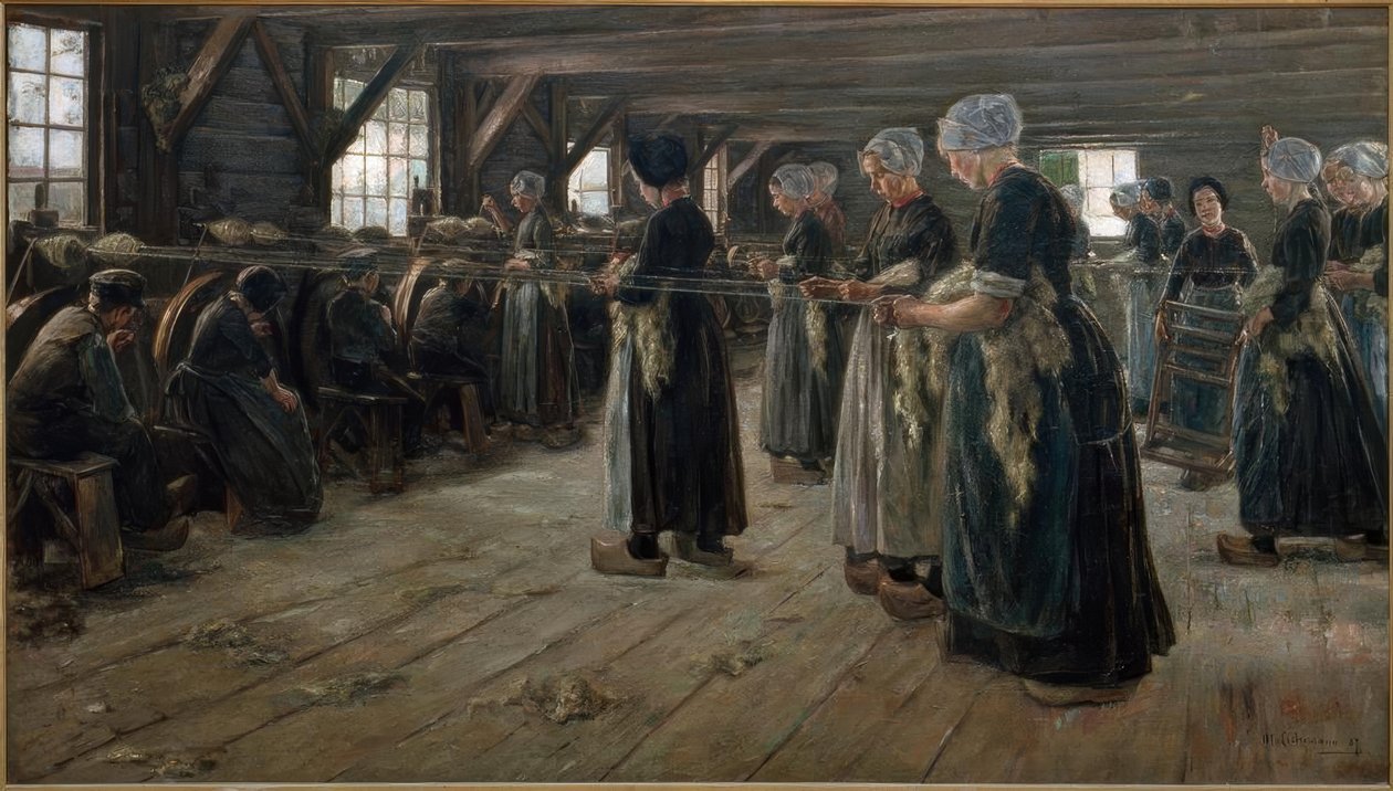 Lenradír Larenben alkotó: Max Liebermann