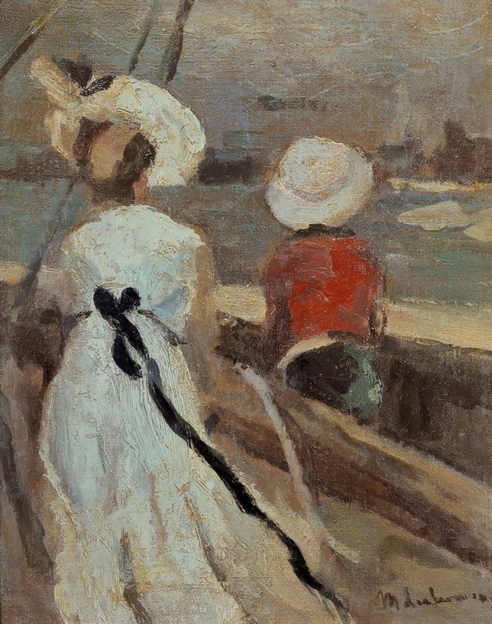 Nő a gyermek vitorlás alkotó: Max Liebermann