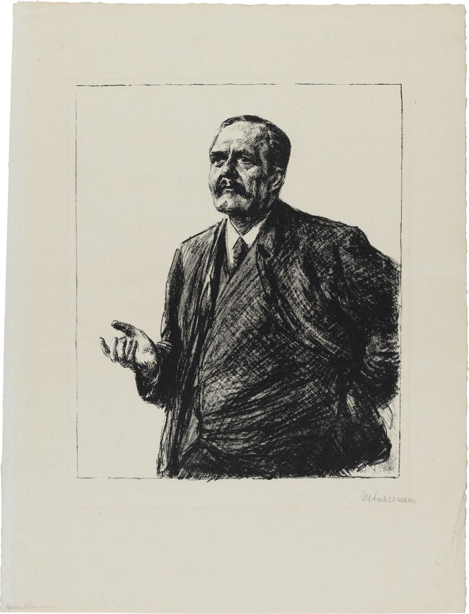 Friedrich Naumann (1860-1919) alkotó: Max Liebermann