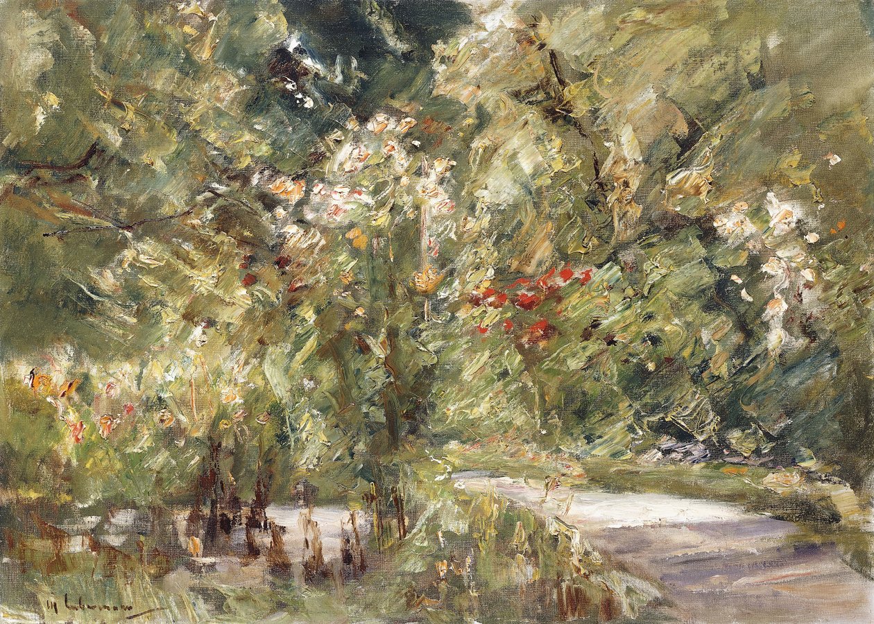 Kert a Wansee mellett; Wanseegarten, 1928-39 körül alkotó: Max Liebermann